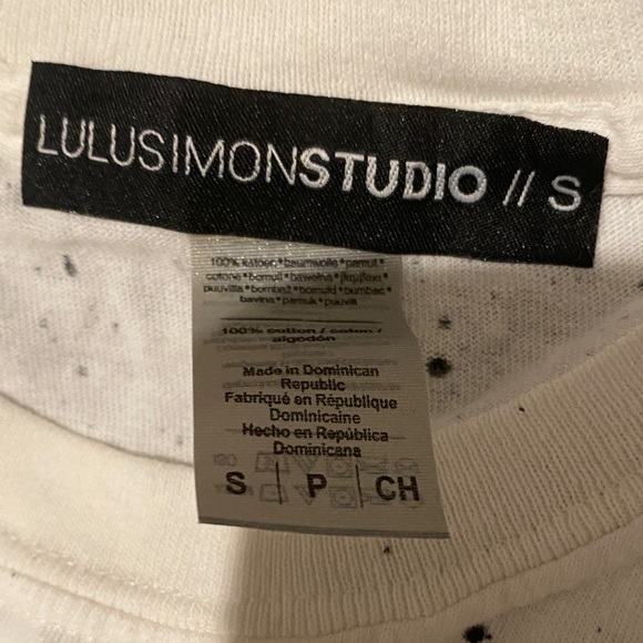 White Lightning Bolt Graphic Tee - Picture 2 of 3